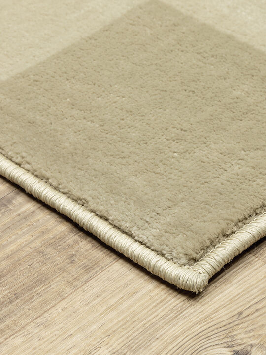 Georgia 1'10" x 7'6" Beige Rug
