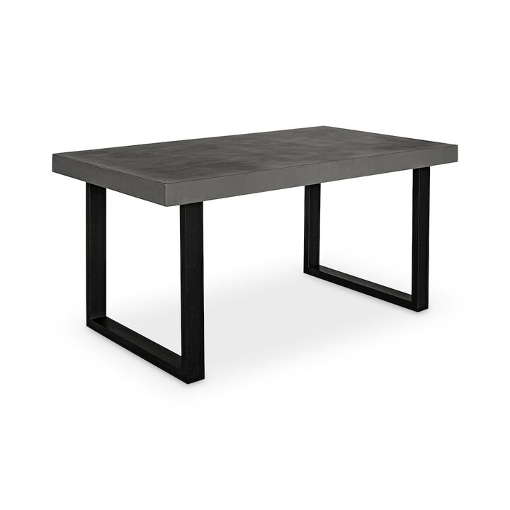 Moe’s Jedrik Small Outdoor Dining Table Dark Grey