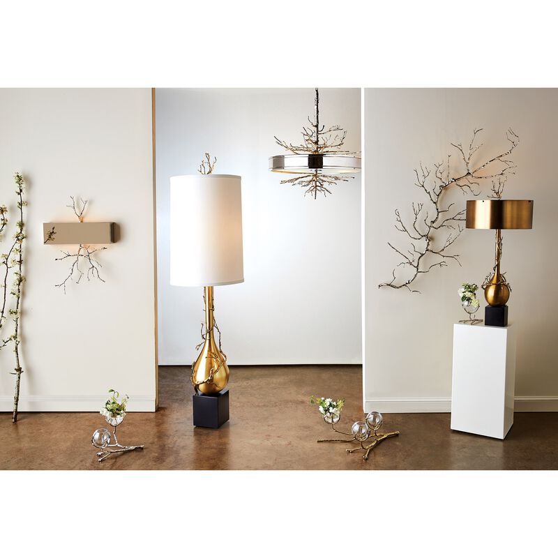 Twig Bulb Lamp-Brass