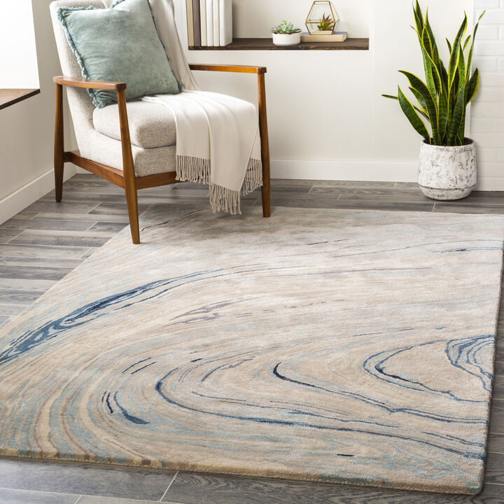 Kavita KVT-2304 2' x 3' Blue Rug