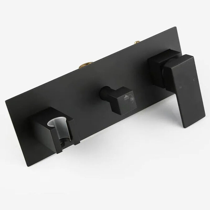 Hot Sale Matte Black Wall Mounted Bathroom Complete Shower Set