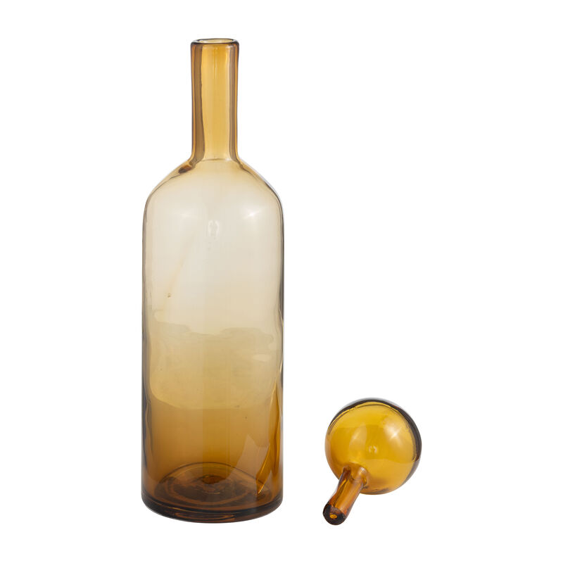 20" Glass Bottle with Stopper