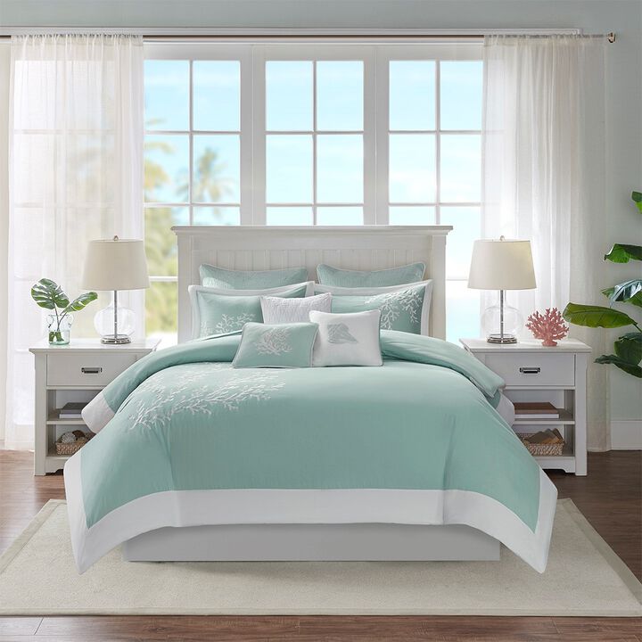 Gracie Mills Douglass Aqua Square Decorative Pillow
