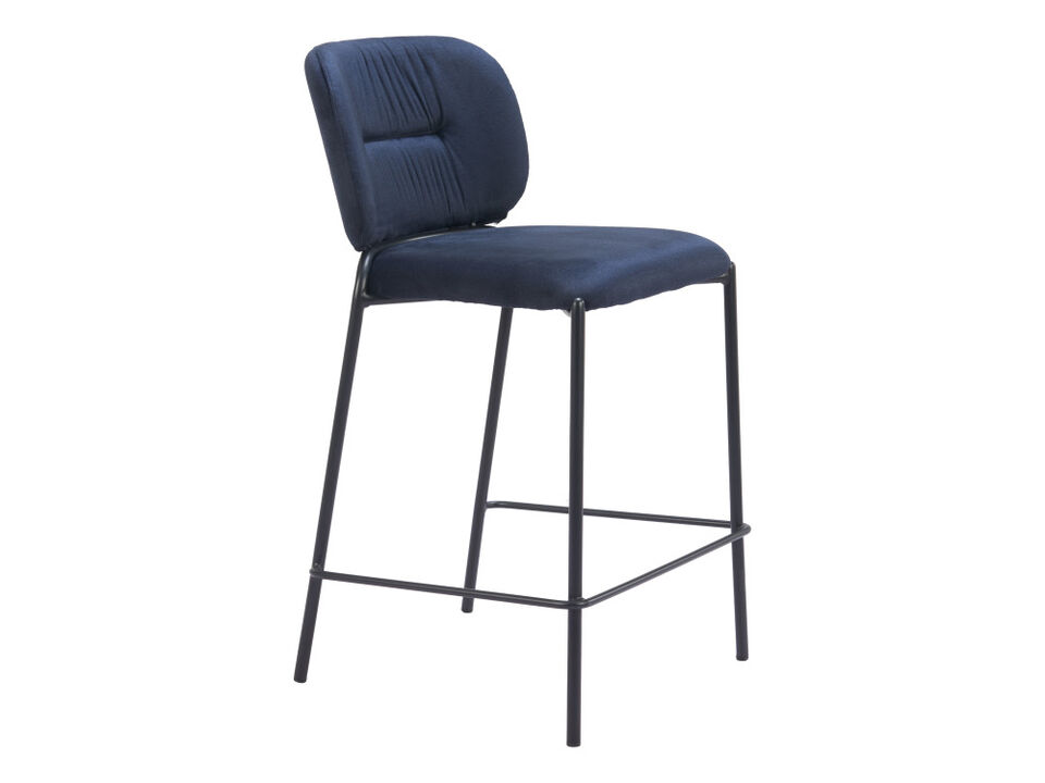 Plat Counter Stool (Set of 2) Blue
