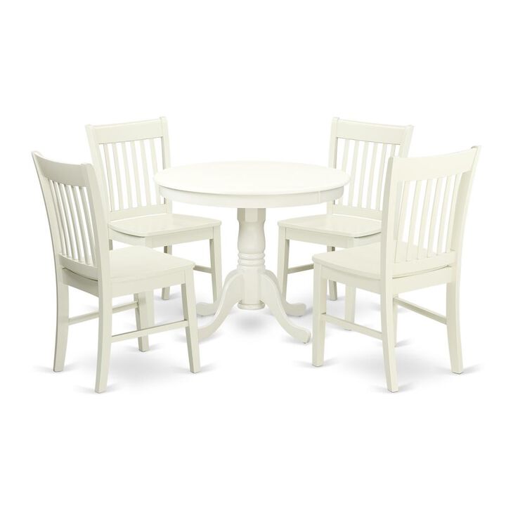 Dining Room Set Linen White