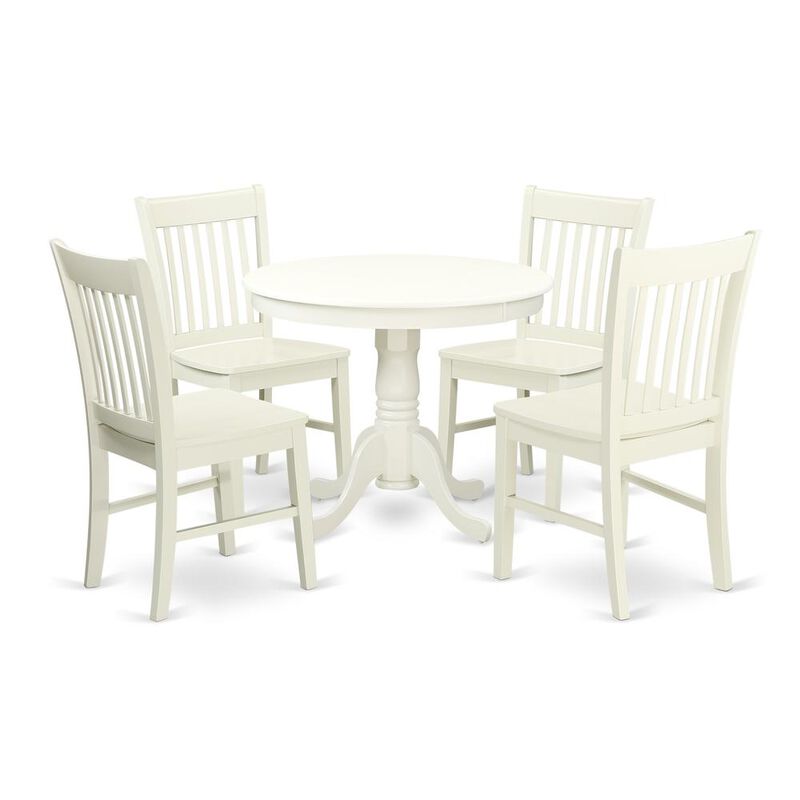 Dining Room Set Linen White
