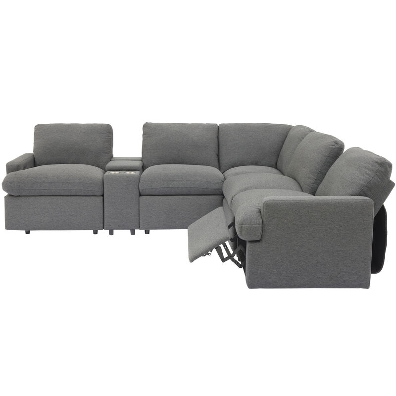 Merax Power Recliner Sofa Couch with Storage