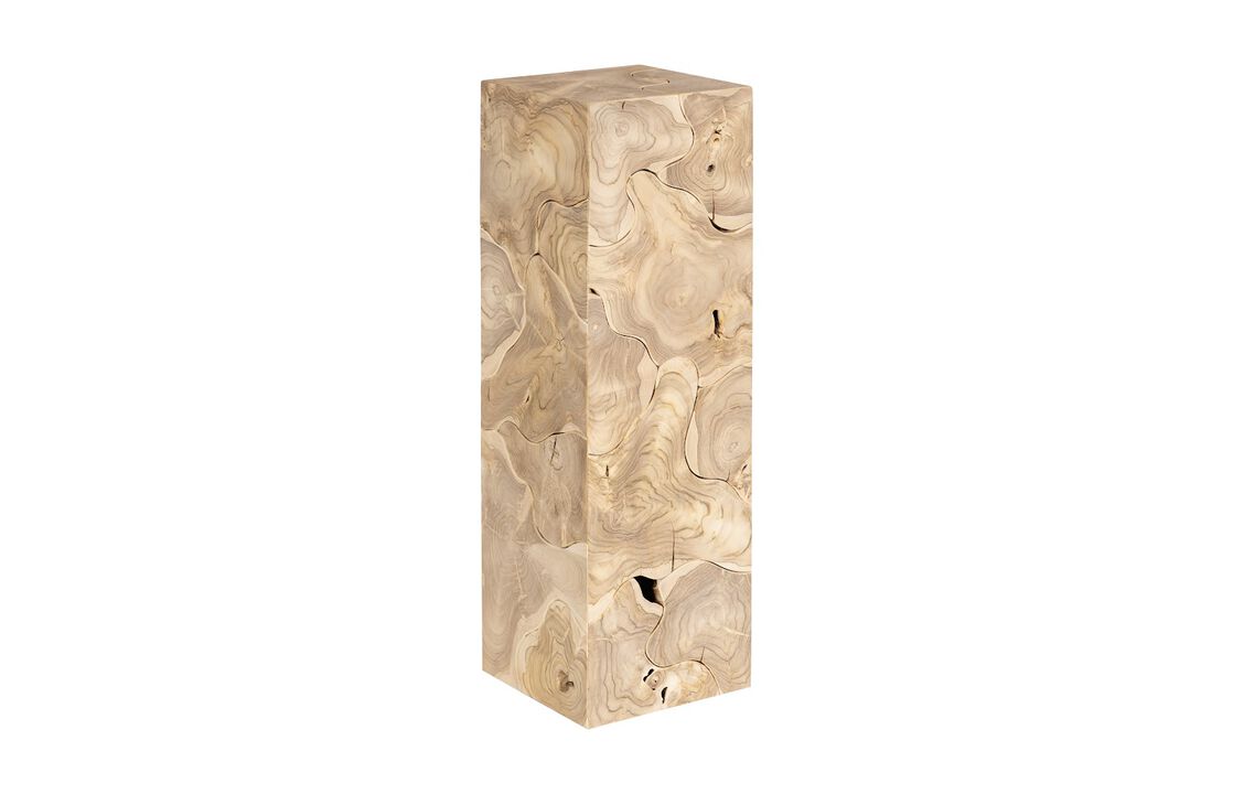 Teak Slice Large Pedestal