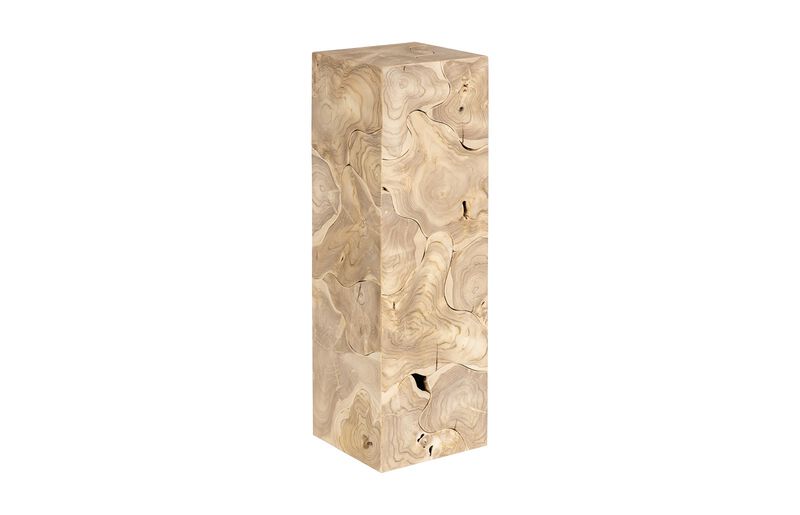 Teak Slice Large Pedestal