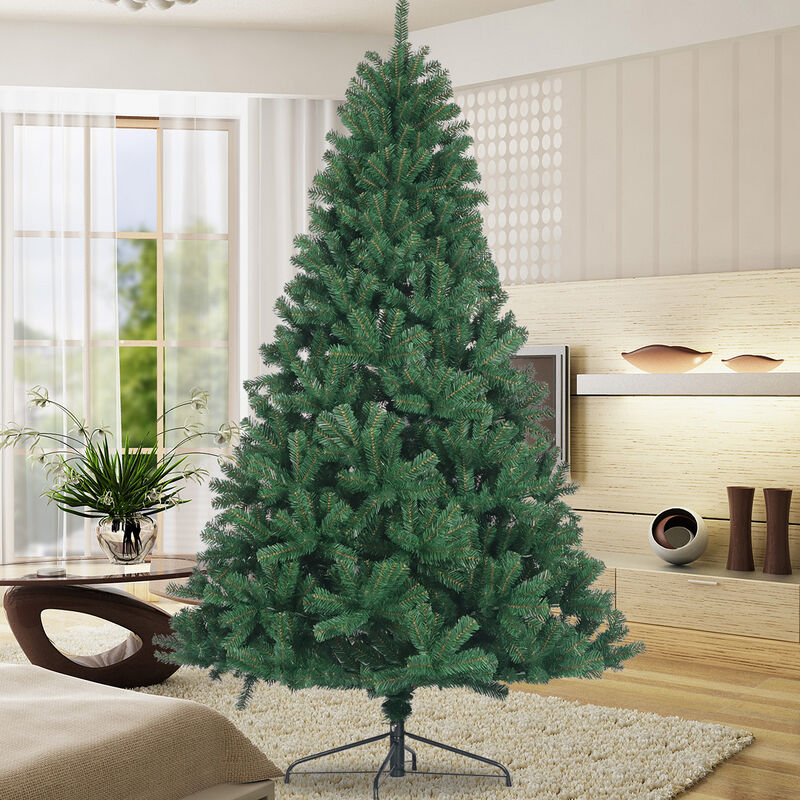 Artificial Christmas Tree Full & Lush Natural Spruce for Festive Holiday Decor