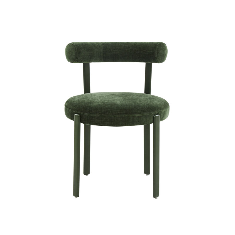Margaret Chocolate Brown Boucle Dining Chair