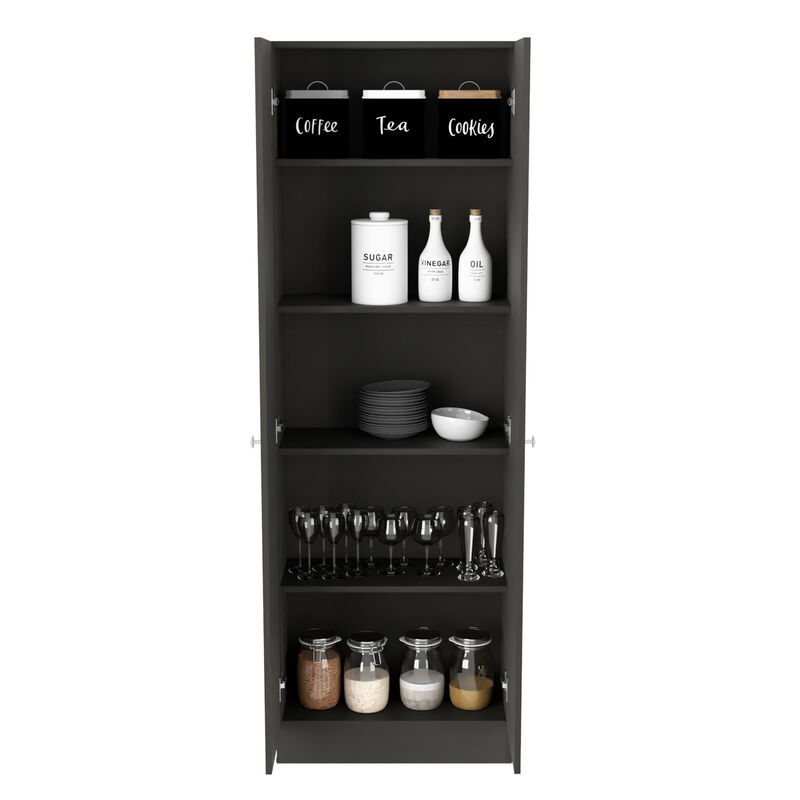 Storage Cabinet Pipestone, Kitchen, Black