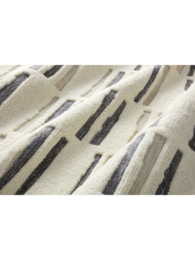 Bennett BEN01 Ivory/Charcoal 7'9" x 9'9" Rug