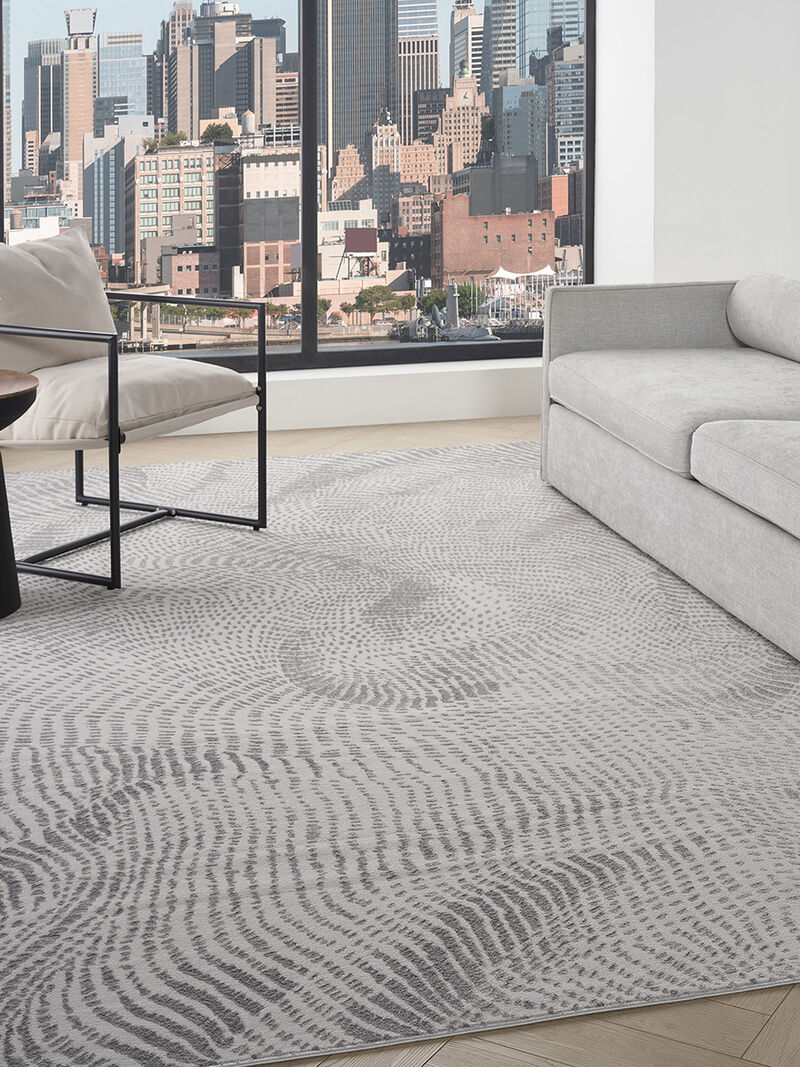 Central Park West CEP01 Gray 9' x 12' Rug