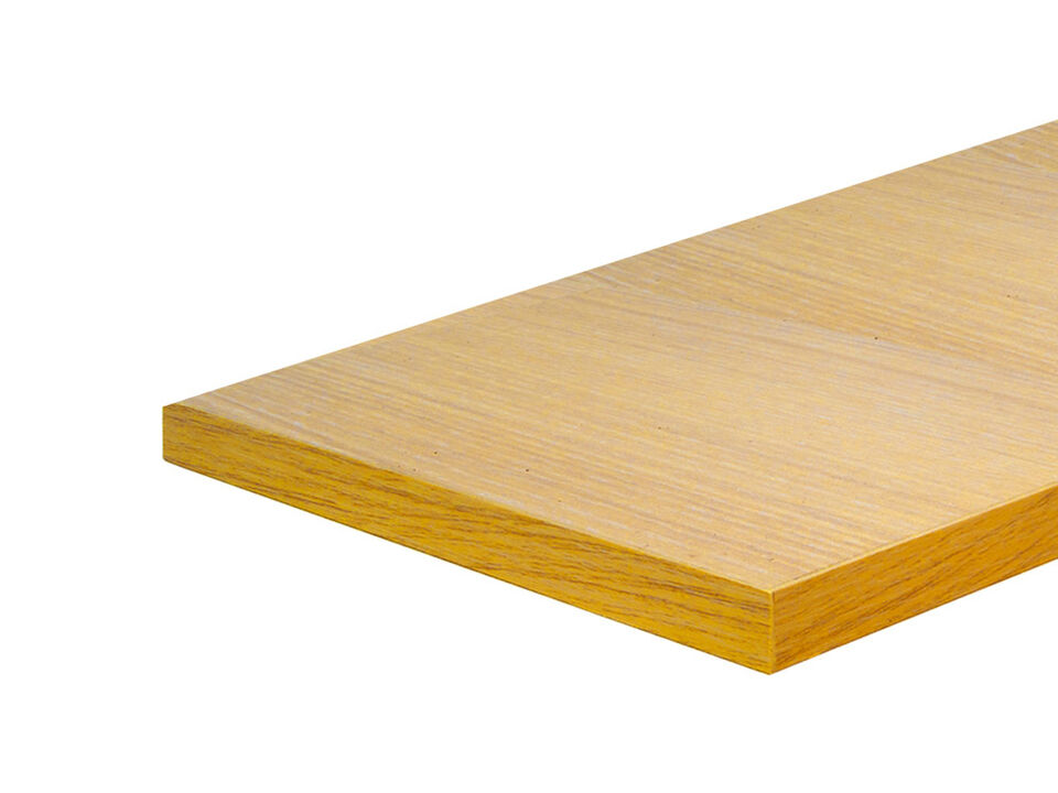 Melamine (MDF) Shelf 24″ Length, 12″ Depth, 3/4″ Thickness- Maple | Sold in packs of 5 (Non-Returnable)