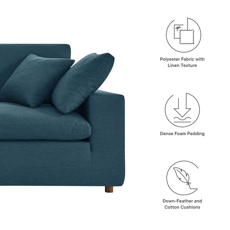 Modway Commix Love Seats, Azure