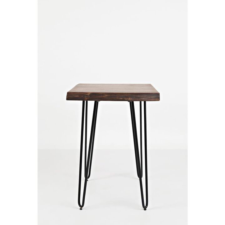 Jofran Solid Acacia Chairside Table