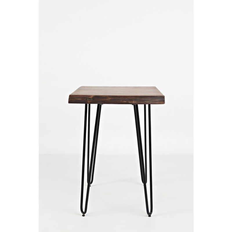 Jofran Solid Acacia Chairside Table