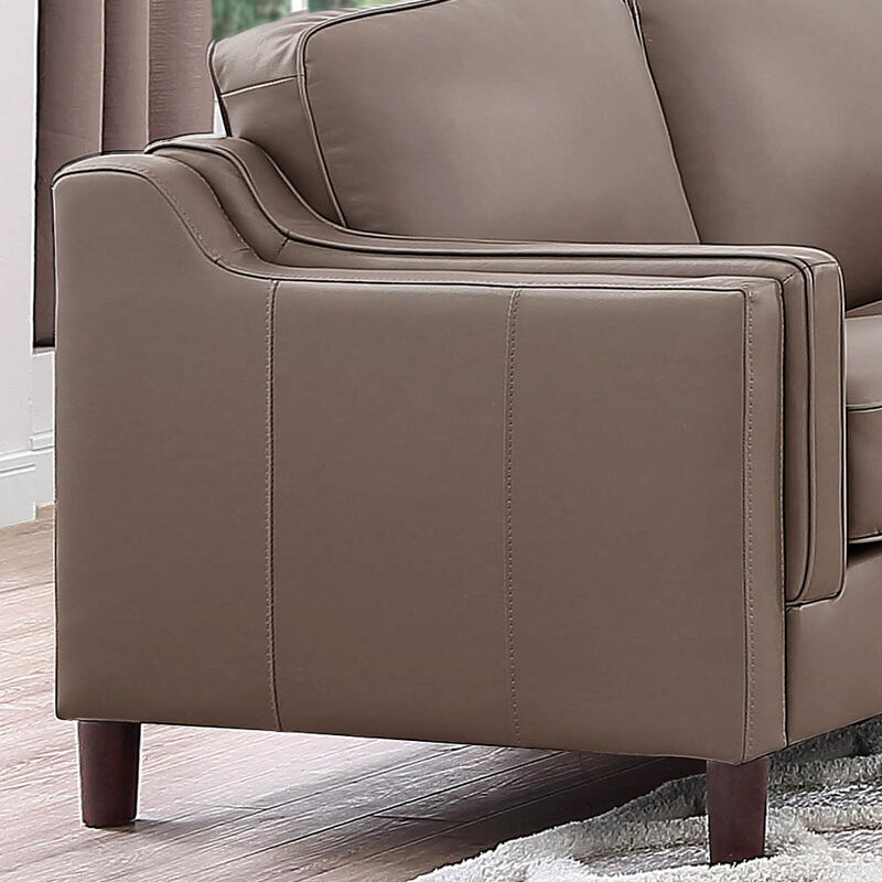 Bella Top Grain Leather Loveseat