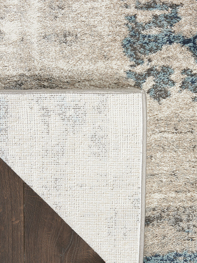 American Manor AMR04 Ivory/Blue 7'10" x 9'10" Rug