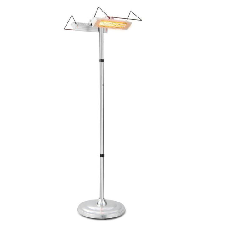 Hivvago 1500W Standing Electric Heater with Double-sided Heating