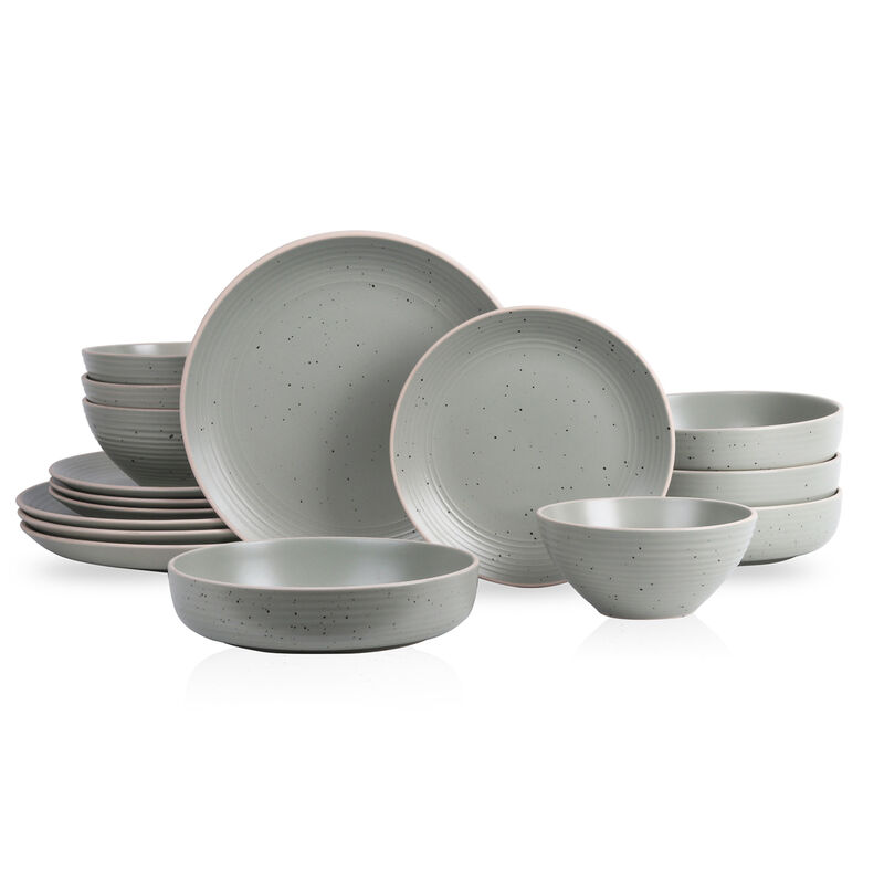 Stone Lain Lauren Stoneware 16 Piece Dinnerware Set