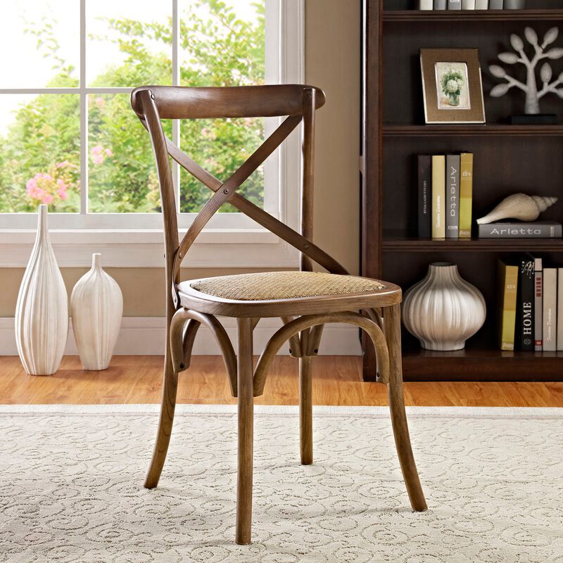 Gear Dining Side Chair-Benzara