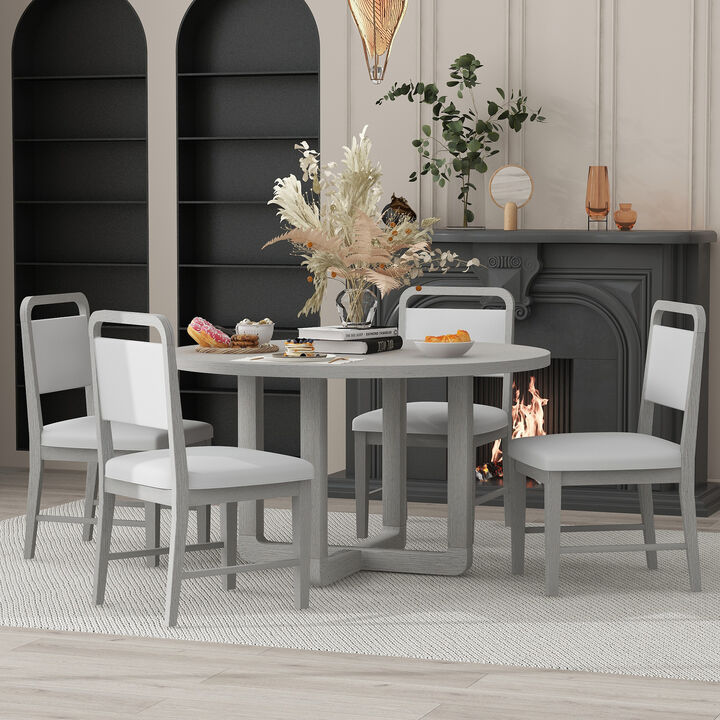 Merax 5-Piece Retro Dining Set