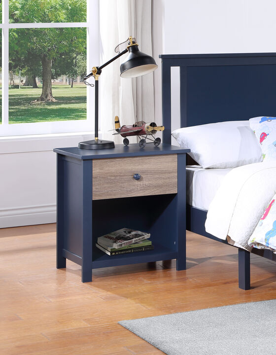 Connelly Nightstand Midnight Vintage Walnut