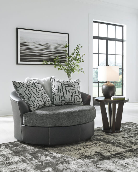 Oversized Swivel Accent Chair