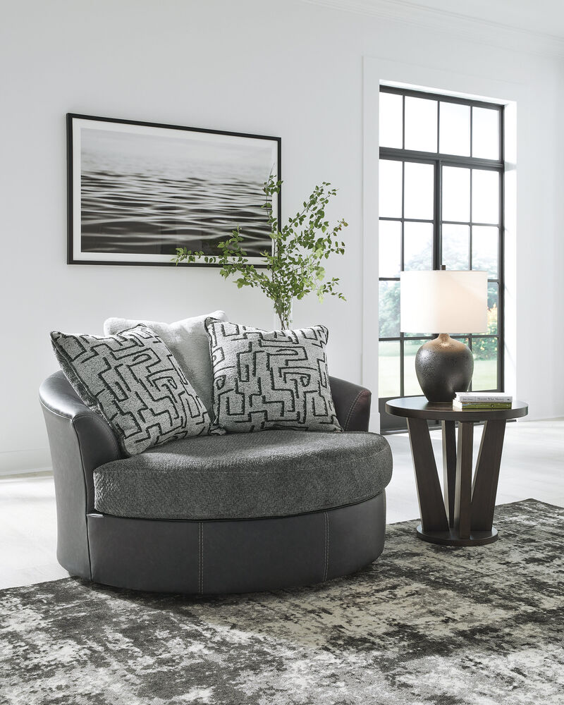 Oversized Swivel Accent Chair