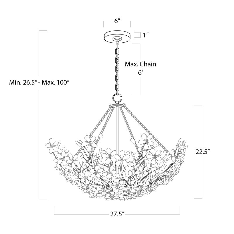 Cheshire Basin Chandelier