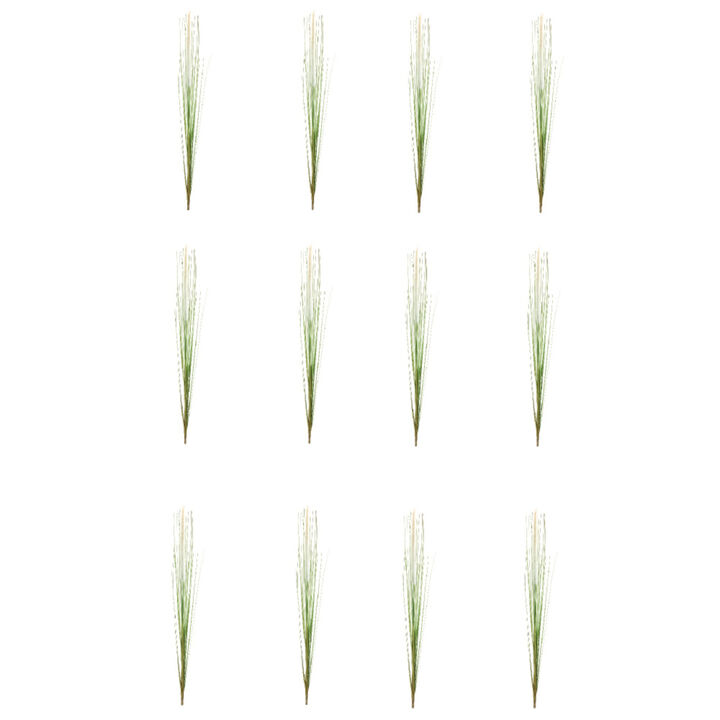Set of 12 Foxtail Bushes for Floral Arrangements and Seasonal Decor