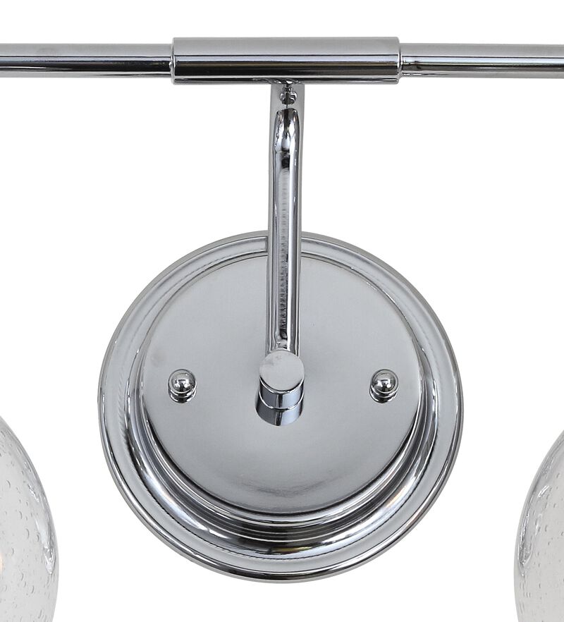 Shirley Metal Bubbled Glass Vanity Light