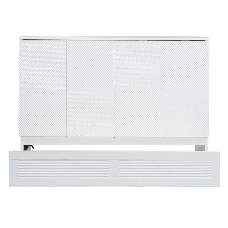 Merax Murphy Bed with Drawer and USB Ports