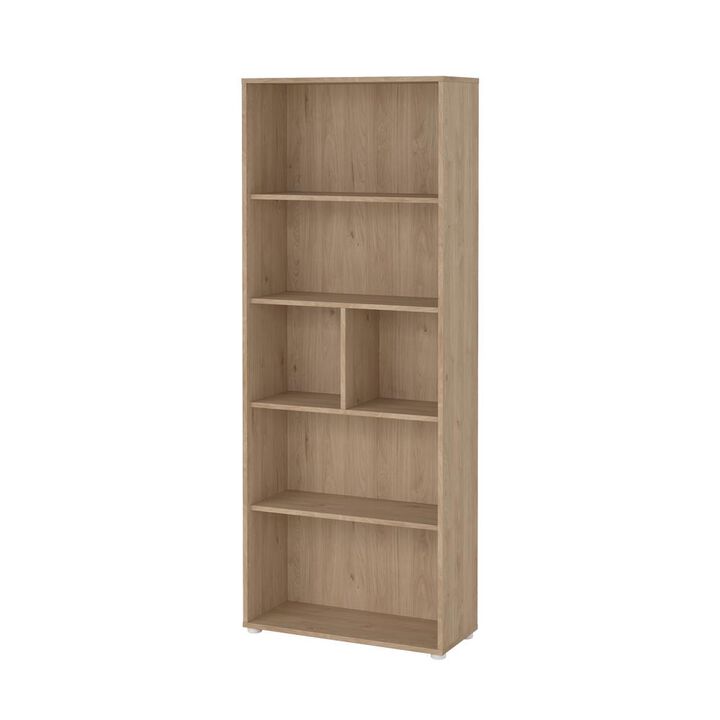 Tvilum Sign 6 Shelf Boockase, Home Office Storage, Jackson Hickory