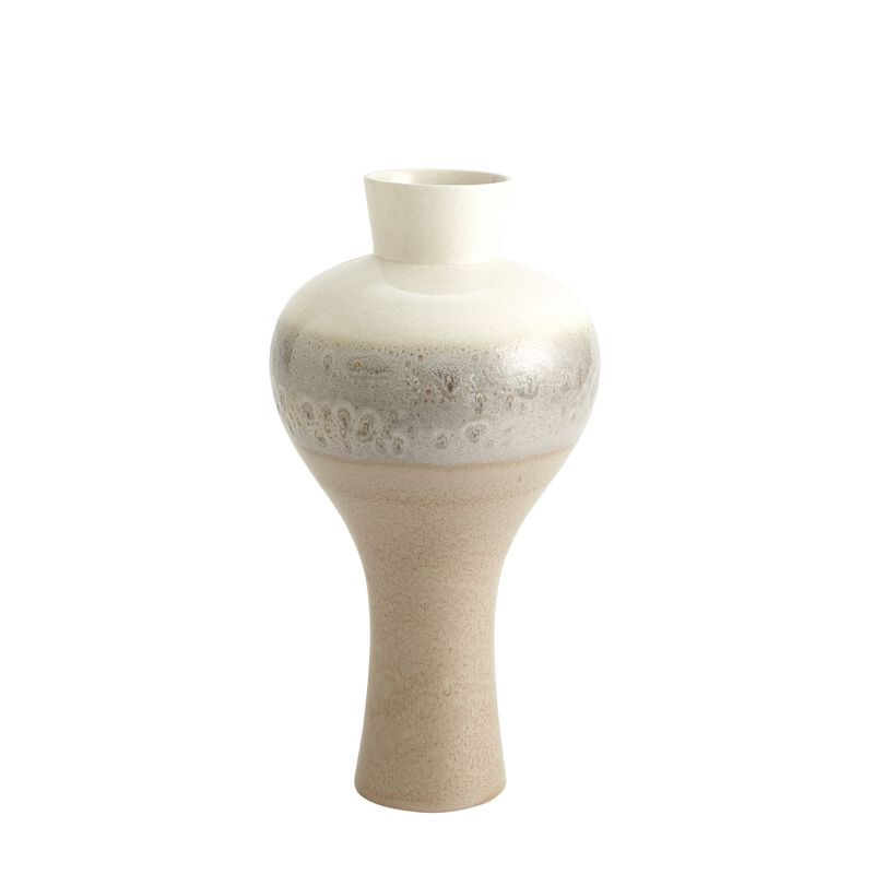 Cream Rises Swell Vase- Large