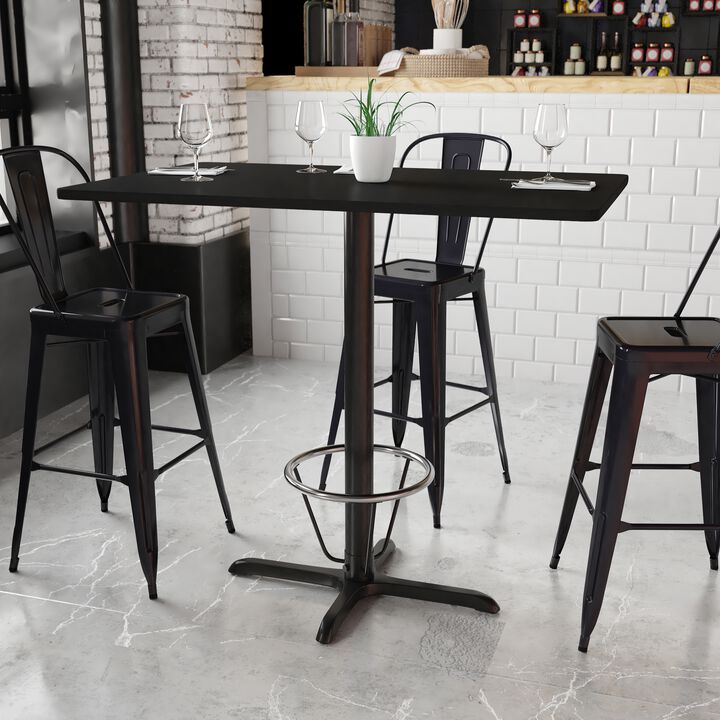 Restaurant Dining Table and Bases - Bar Height