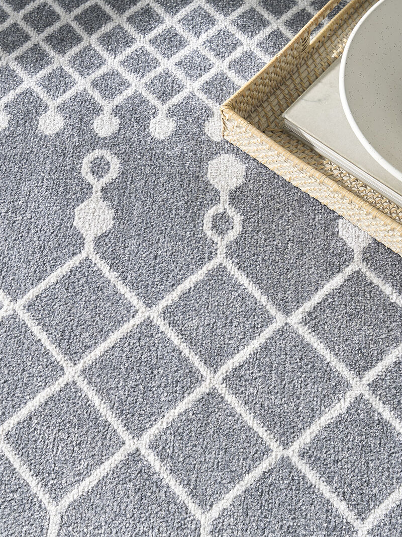 Astra Machine Washable ASW10 Denim 7'10" x 10' Rug