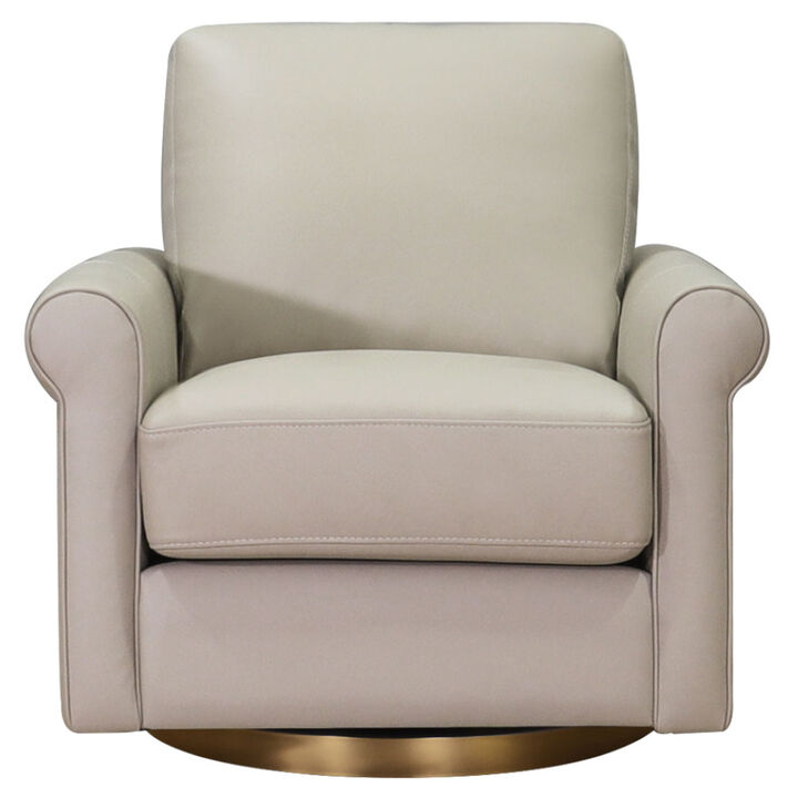 Laguna Swivel Leather Chair