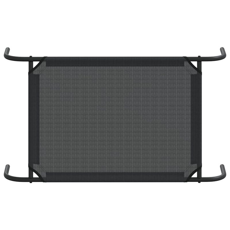 Elevated Dog Bed Black S Textilene