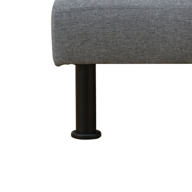 64 in. Linen Twin Size Sofa Bed