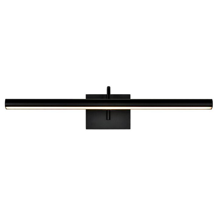 VONN Lighting Integrated LED Bathroom Wall Lighting Fixture in Black