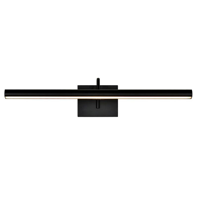 VONN Lighting Integrated LED Bathroom Wall Lighting Fixture in Black