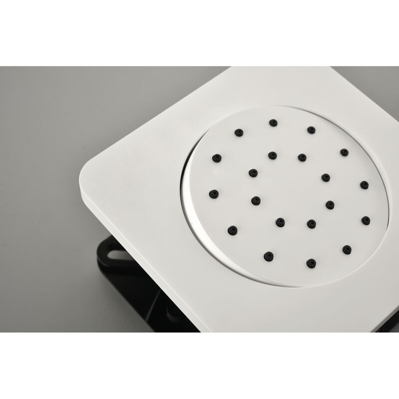 Wall Mounted Waterfall Rain Shower System With 3 Body Sprays & Handheld Shower