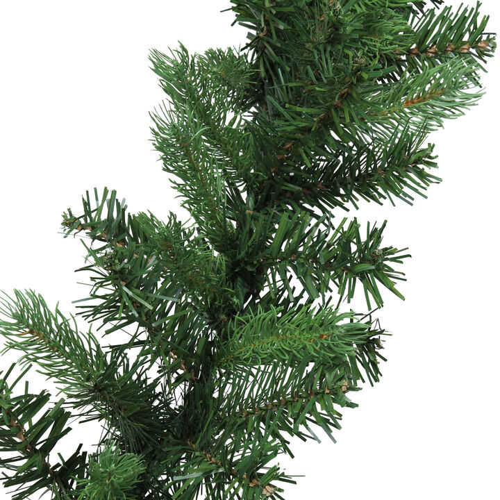 9' x 10" Green Noble Fir Artificial Christmas Garland - Unlit
