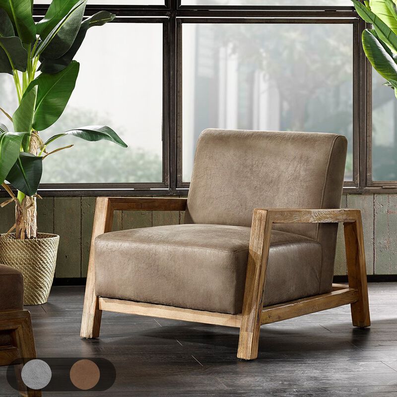 Gracie Mills Seth Contemporary Low Profile Accent Chair