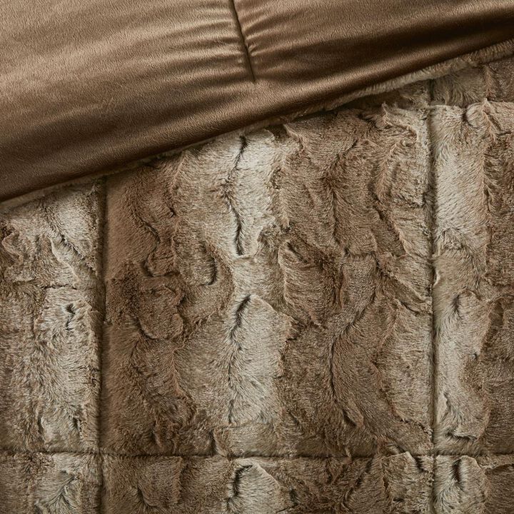 Belen Kox Luxe Fur Bliss Comforter Set, Belen Kox