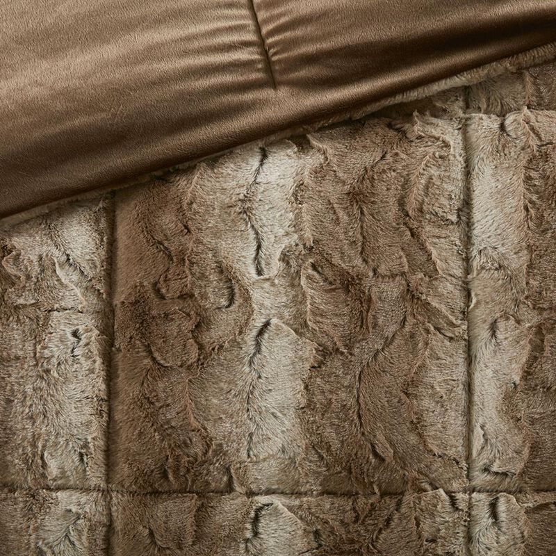 Belen Kox Luxe Fur Bliss Comforter Set, Belen Kox
