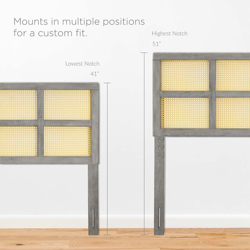 Modway - Luana Cane Queen Headboard